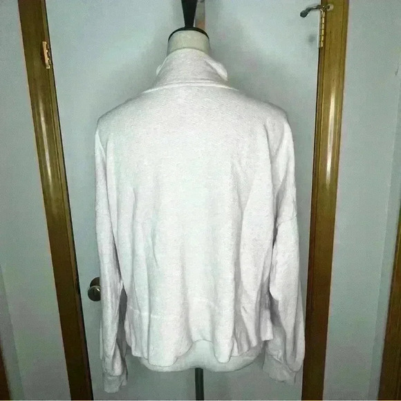 Sweaty Betty Cropped 1/2 Zip Sweatshirt Pullover Women 12 Pink Athleticwear - Picture 4 of 9